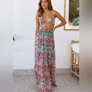 HELLO MOLLY FREE FLIGHT MAXI DRESS - Extra Small